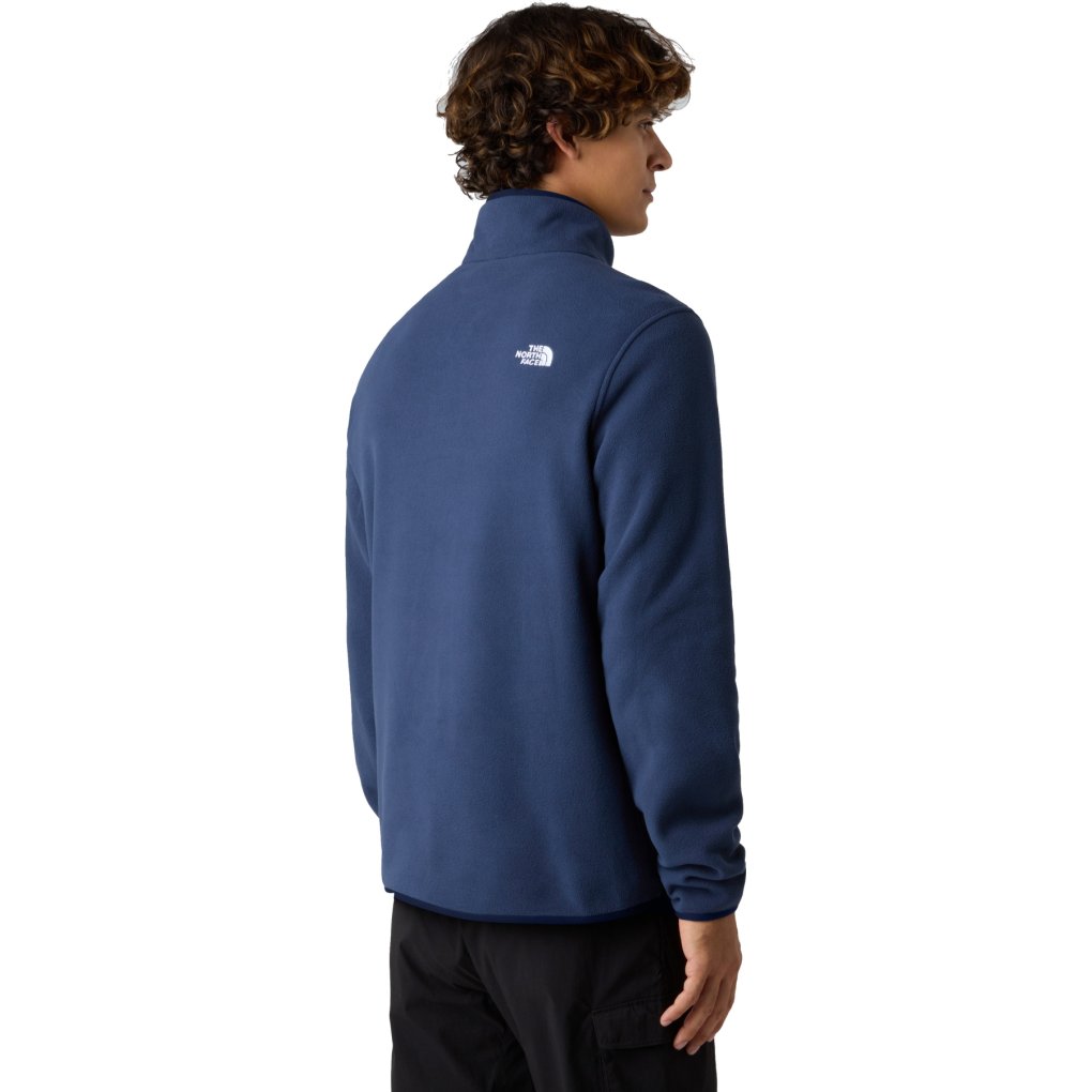 The North Face Glacier Fleece 1/4 Zip Pullover Men - Summit Navy