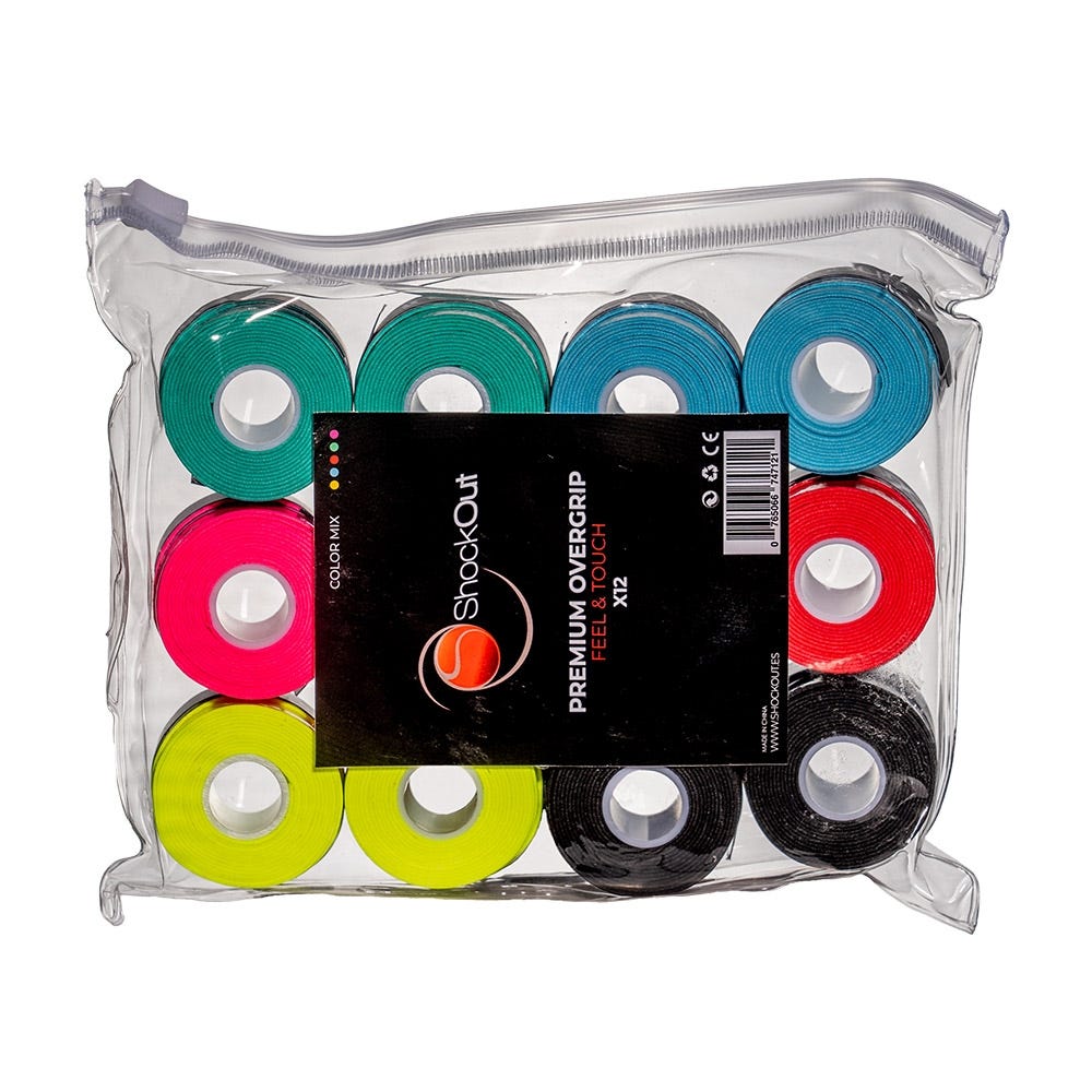 SHOCKOUT X12 PREMIUM MULTICOLOR SMOOTH OVERGRIP BAG