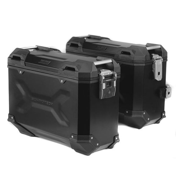 SW-MOTECH Trax Adventure Complete Kit Case Black 45/45 L - BlackRef: kft.04.621.70100/b
