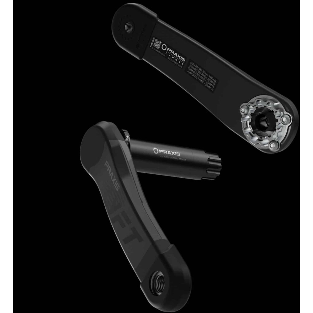 Praxis Works Lyft M30-Thru Carbon Crank Arms Gen2 - black