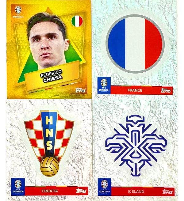 Topps EURO 2024 Stickers - 10 Packets