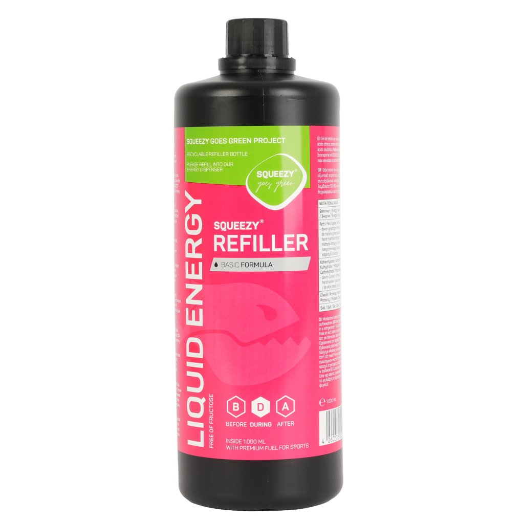 Squeezy Liquid Energy - Carbohydrate Gel - 1000ml Refiller