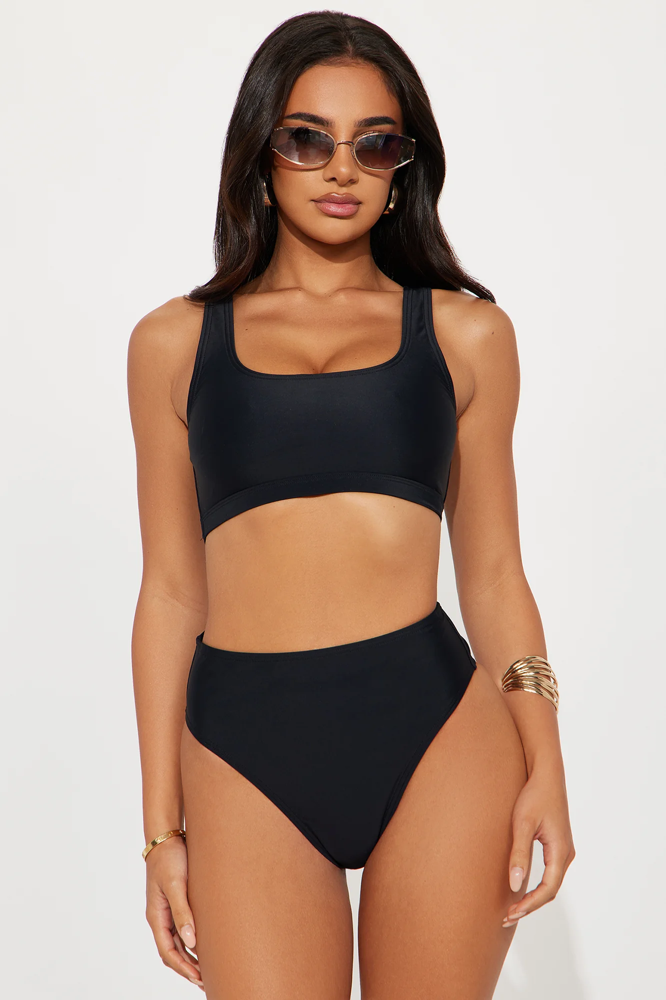 Beach House Swim 2 Piece Bikini - Black