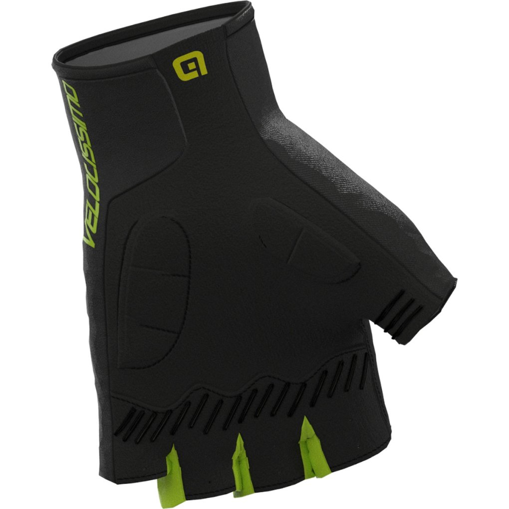 Alé Velocissimo Crono Gloves - black/fluo yellow
