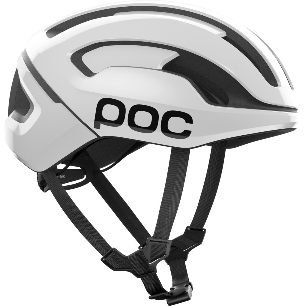 POC Omne Air MIPS Helmet - 8878 Hydrogen White/Uranium Black Matt with Logo