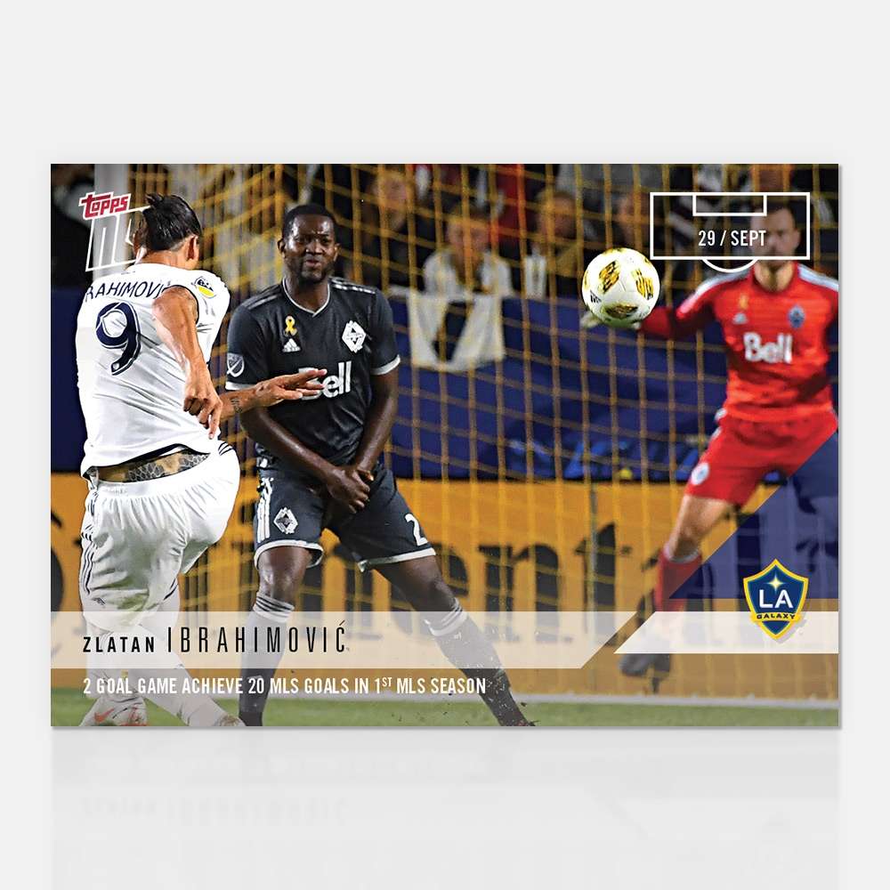 Zlatan Ibrahimovic MLS TOPPS NOW® Card 88 - Print Run: 91