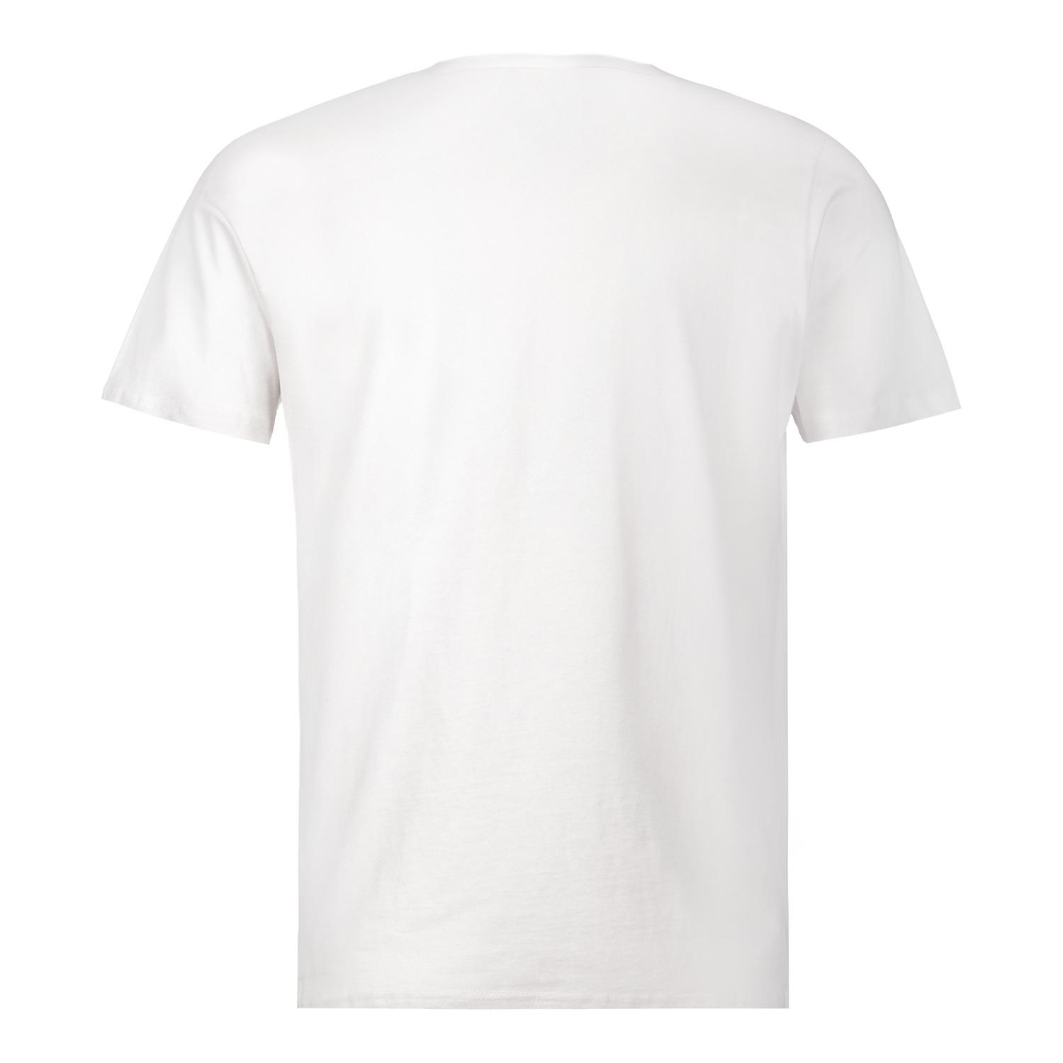 Mens Blackout T-Shirt Crest White Real Madrid