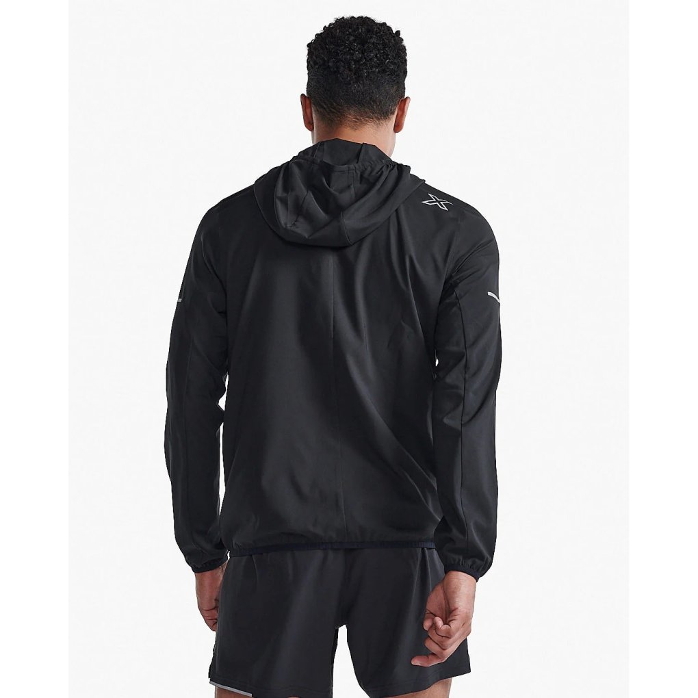2XU Aero Running Jacket Men - black/silver reflective