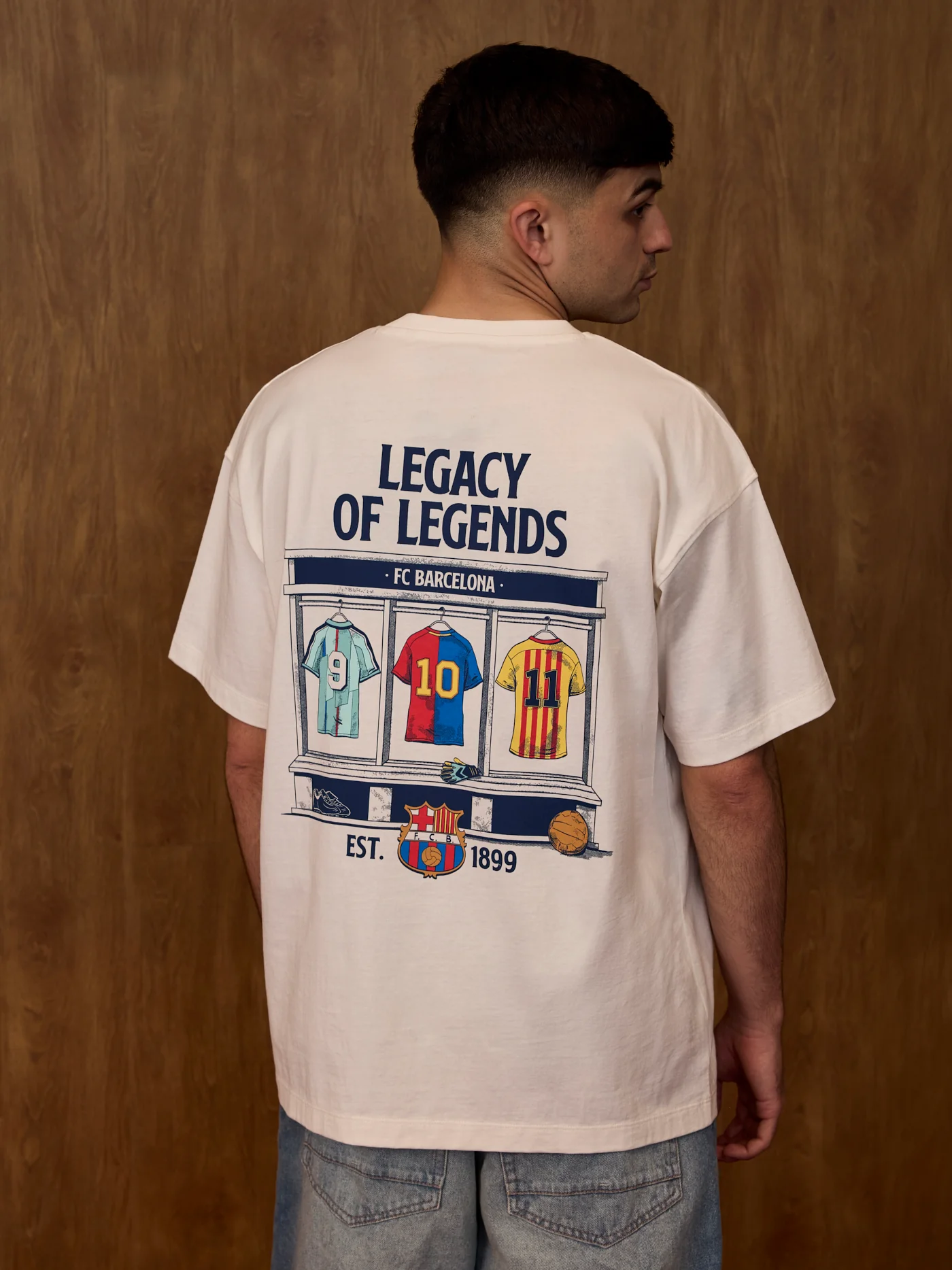 Tee White 1899 Legends Barça