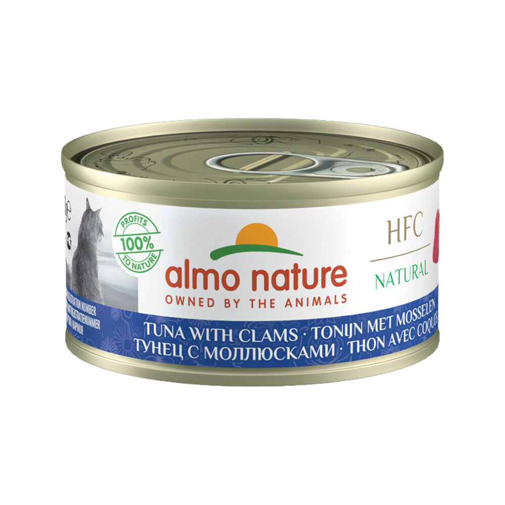 Almo Nature HFC 70 Natural  - Tuna & Mussels - 24 x 70g