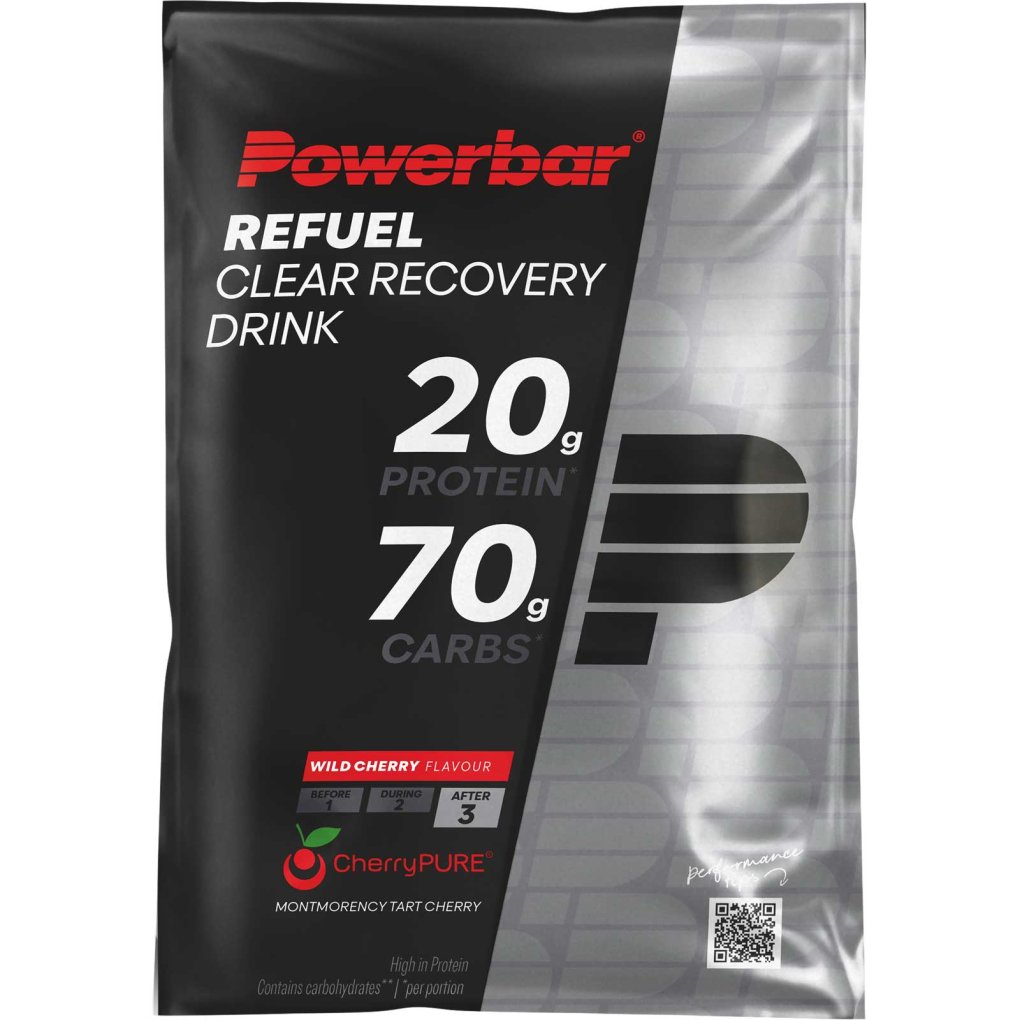 Powerbar Refuel Clear Recovery Drink - Protein Carbohydrate Beverage Powder - 10x97g