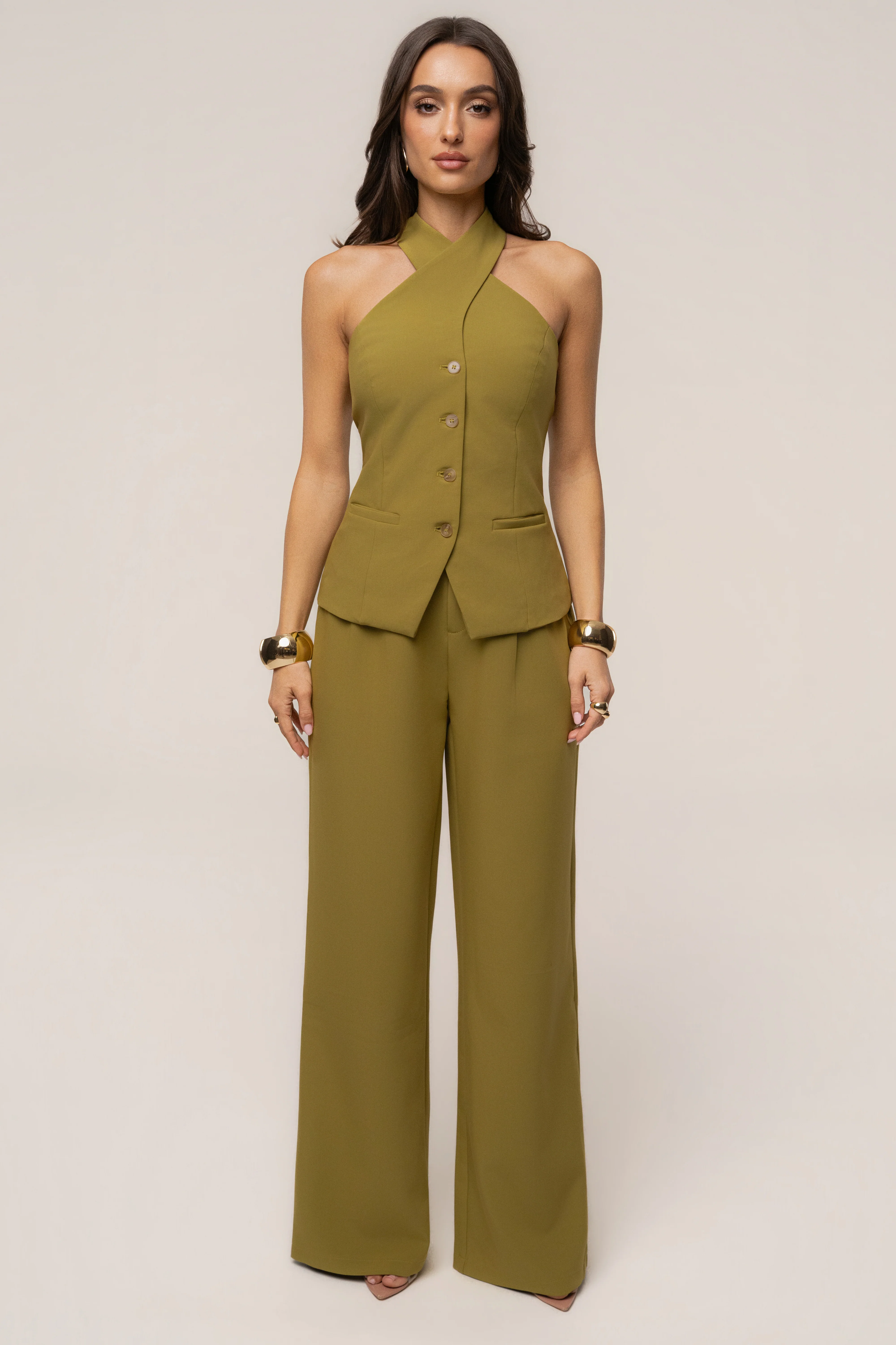 Lime Always Ready Tailored Trouser