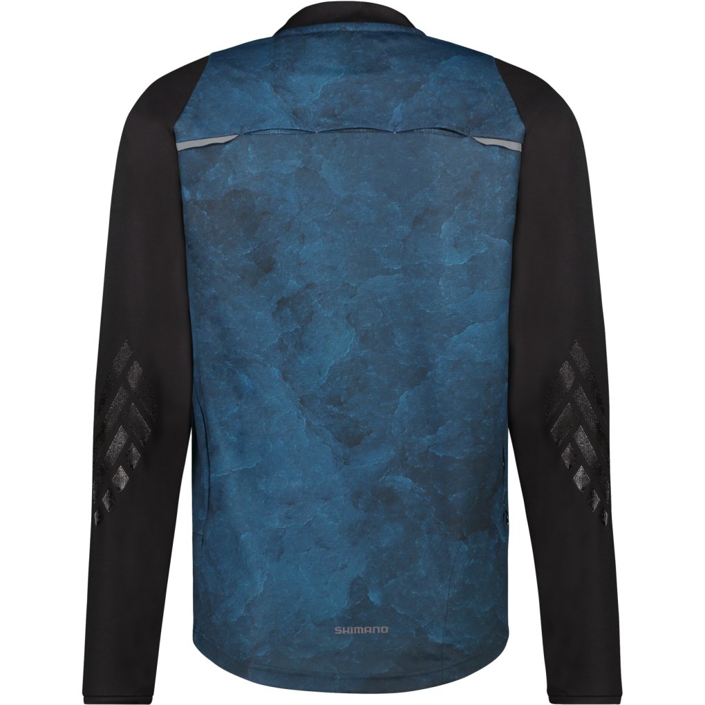 Shimano Foresta Long Sleeve MTB Jersey Men - metallic navy