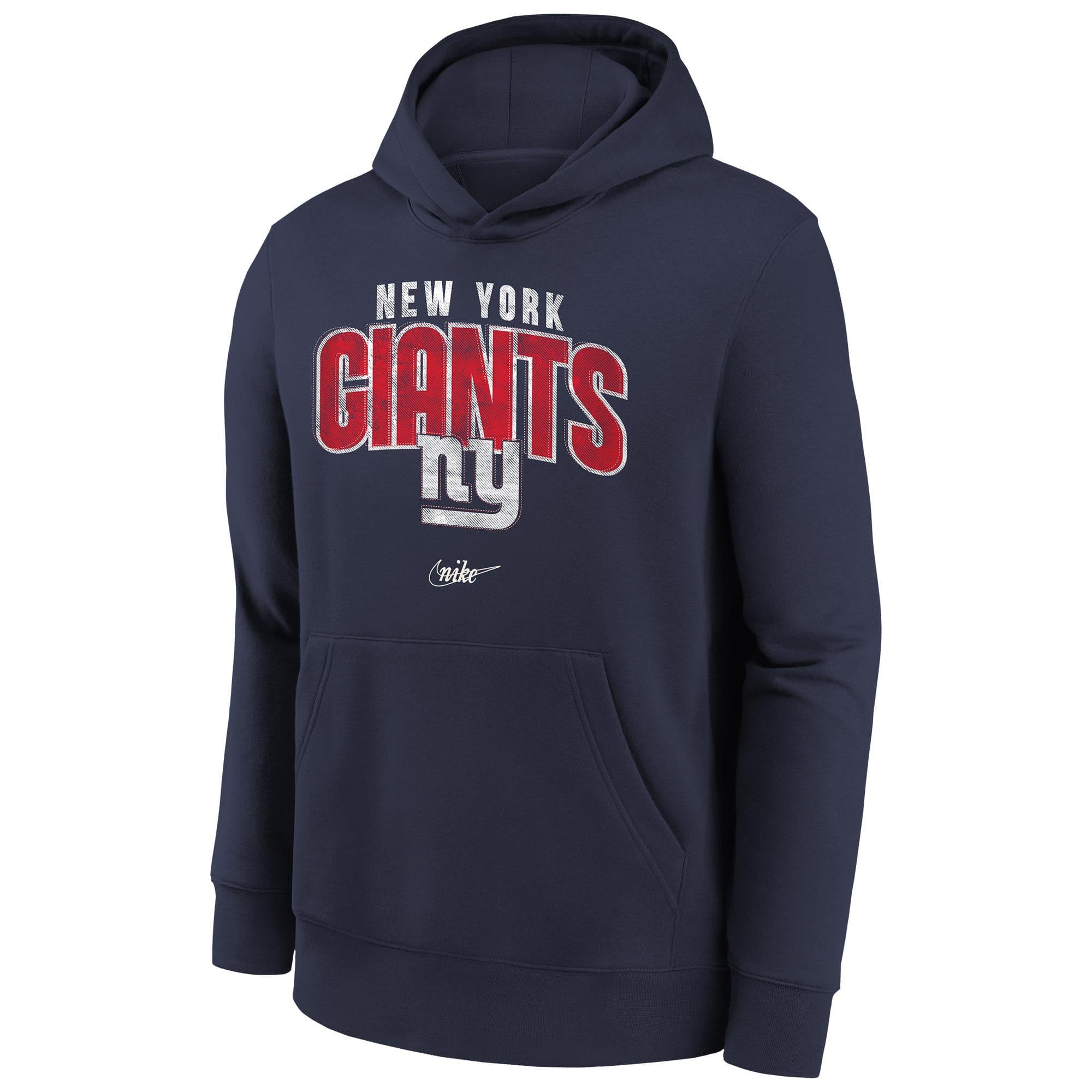 New York Giants Rewind Shout Out Nike Club NFL Hoodie (YOUTH)
