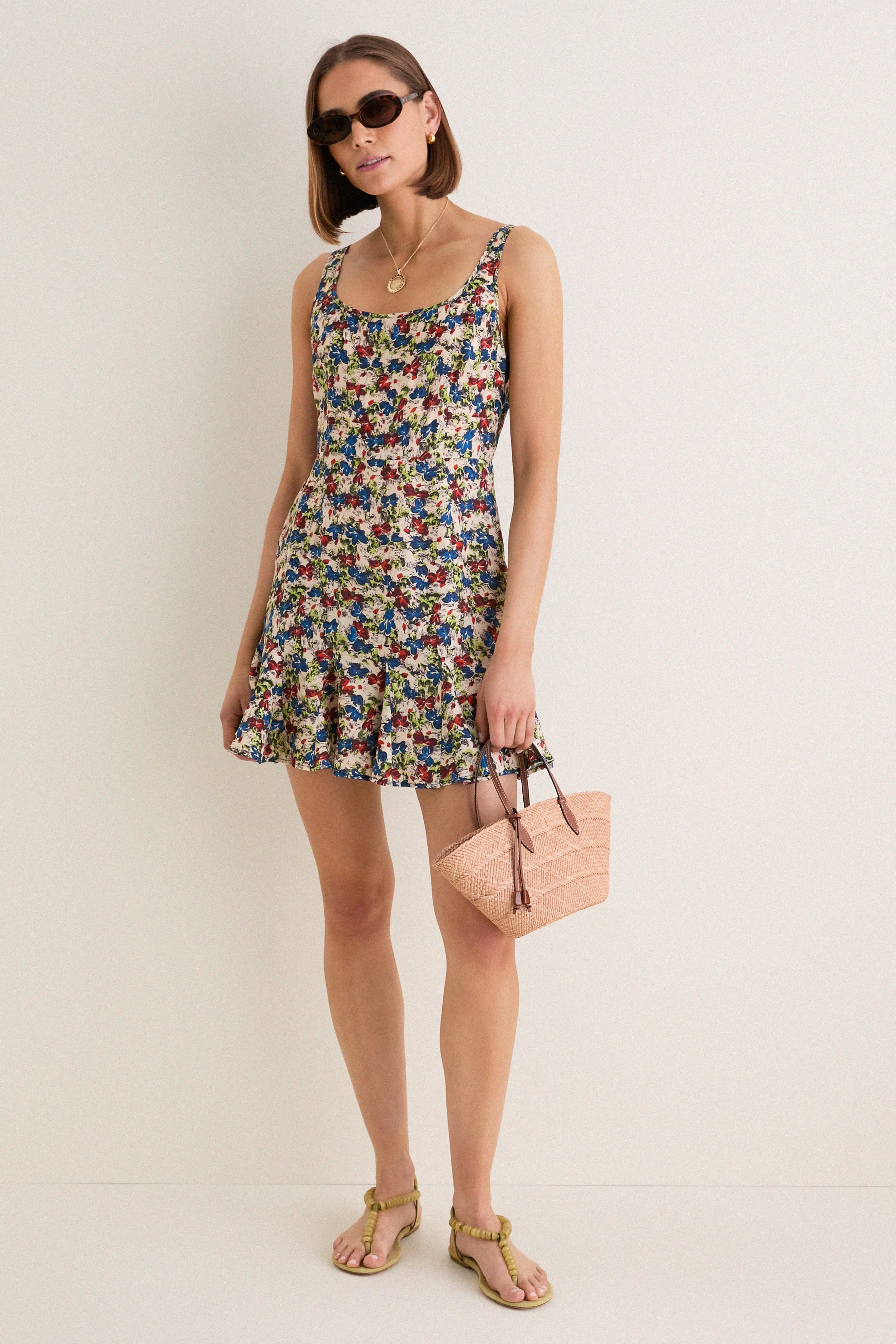 Ditsy Meadow Lyon Mini Dress