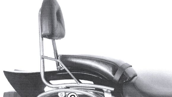 Hepco & Becker sissy bar - chromeSUZUKI 800 INTRUDER M 800 - 2005 - 2009Ref: Hbe03375A / 600319 00 02