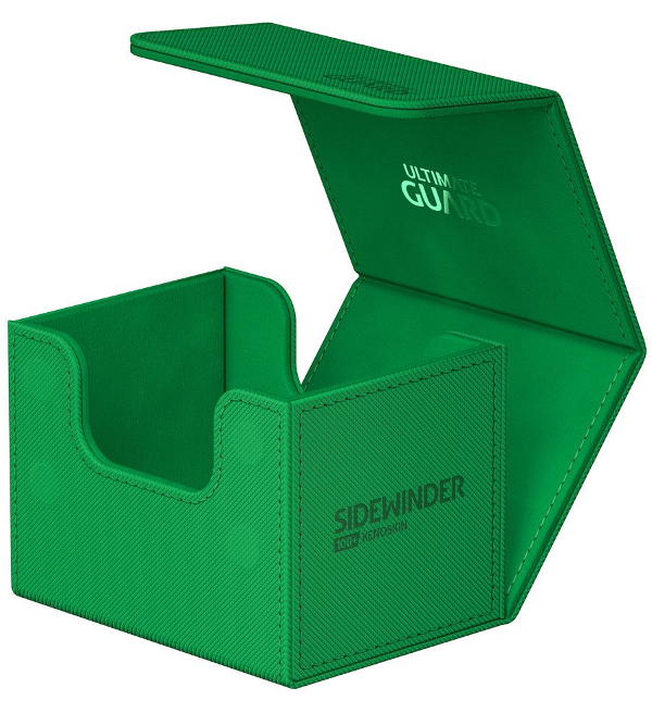 Ultimate Guard Sidewinder 100+ Xenoskin Monocolor Deck Box - Green