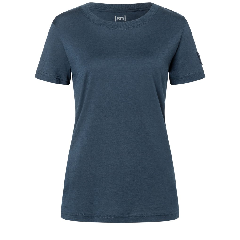 SUPER.NATURAL Casual Rib Bio J Tee Women - Blueberry