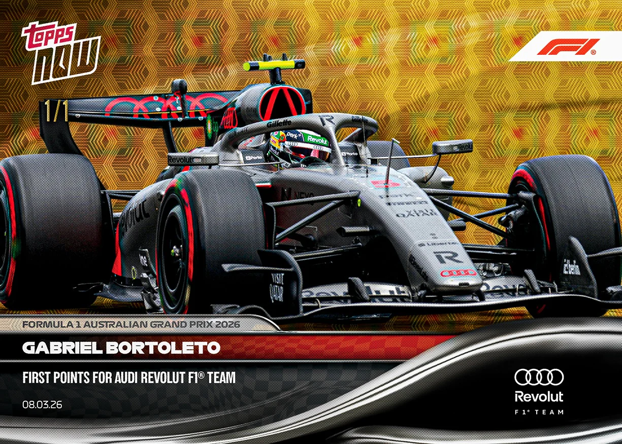 Gabriel Bortoleto - 2026 Formula 1® Topps NOW® - Card 16