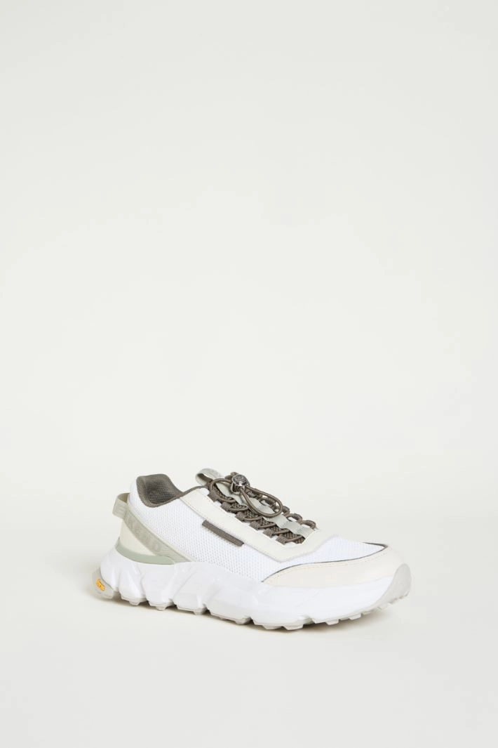 Technical mesh sneakers - WHITE GREY