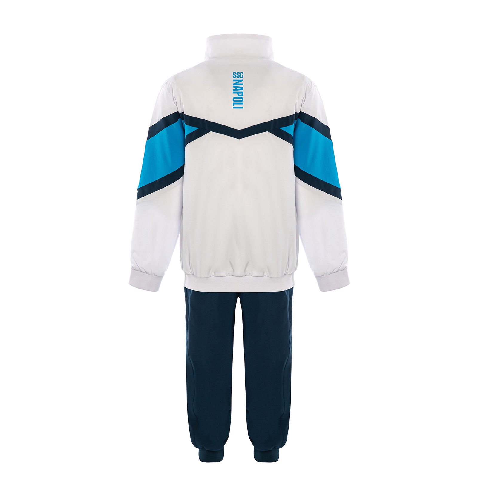 SSC Napoli Polystretch Tracksuit White For Kids 2025/2026