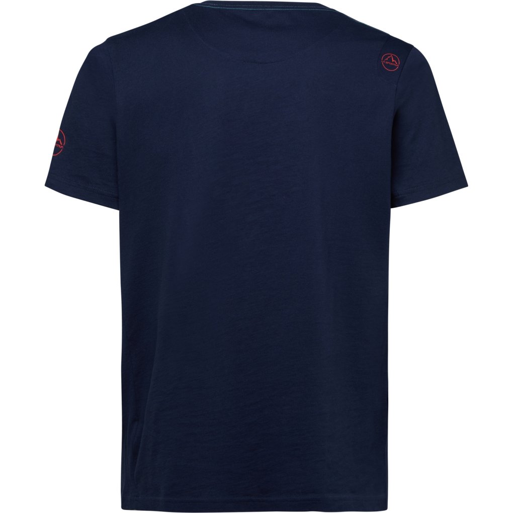 La Sportiva Stripe Cube T-Shirt Men - Deep Sea