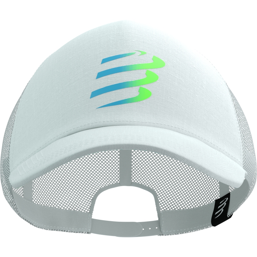 Compressport Trucker Cap - star white/blue-green