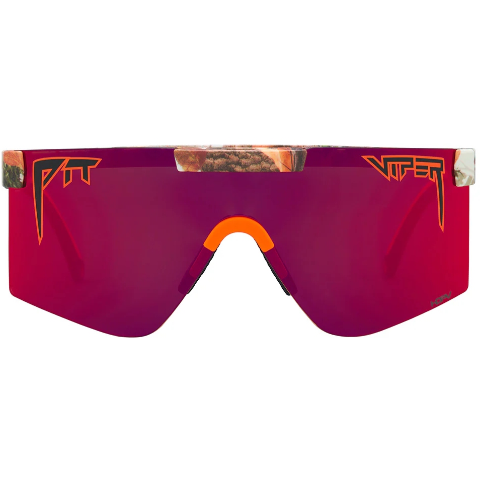 Pit Viper The Original 2.0 Glasses - Wide - Actual Bush / HDPV Polarized Red