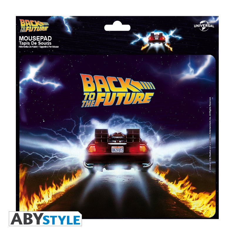 BACK TO THE FUTURE Flexible Mousepad DeLorean