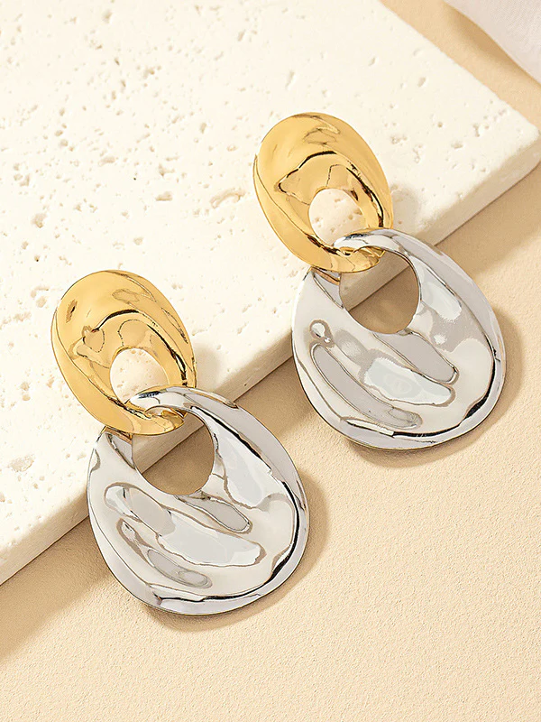 Geometric Drop Earrings
