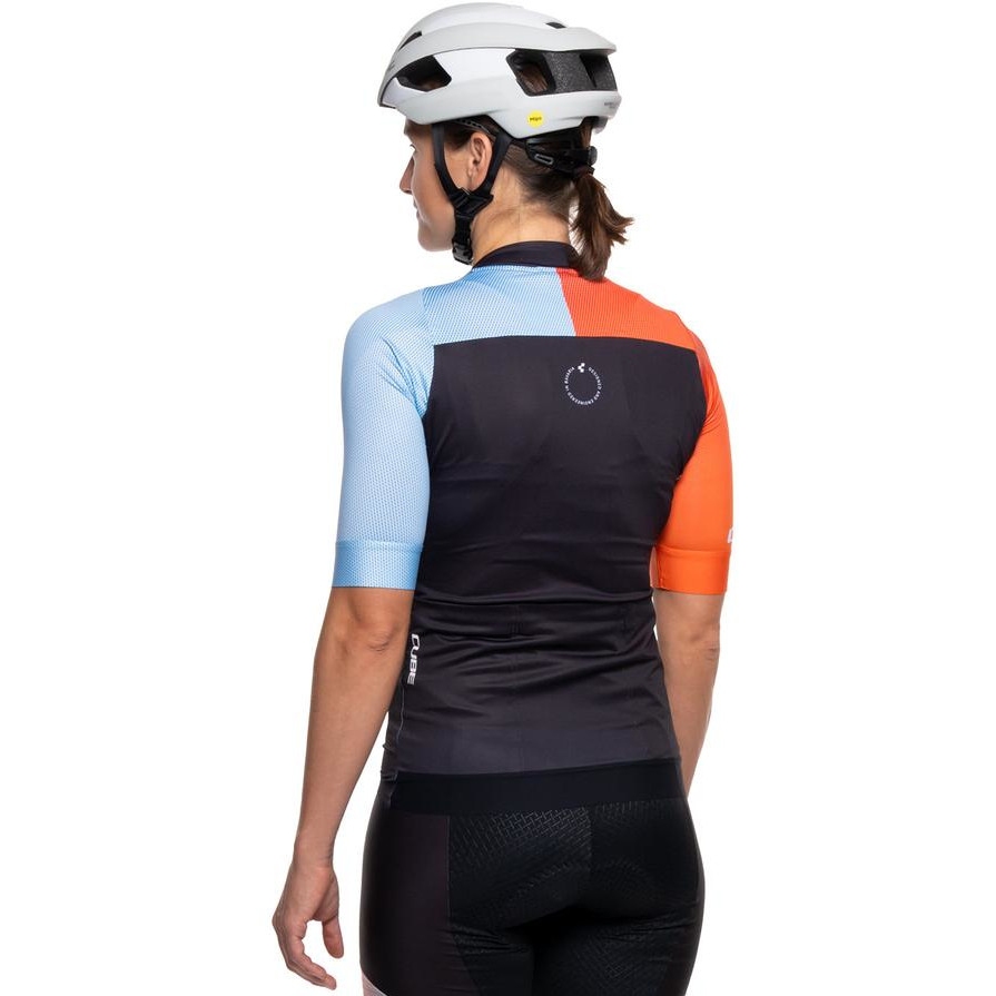 CUBE Road/XC Teamline Short-Sleeve Jersey Women - black