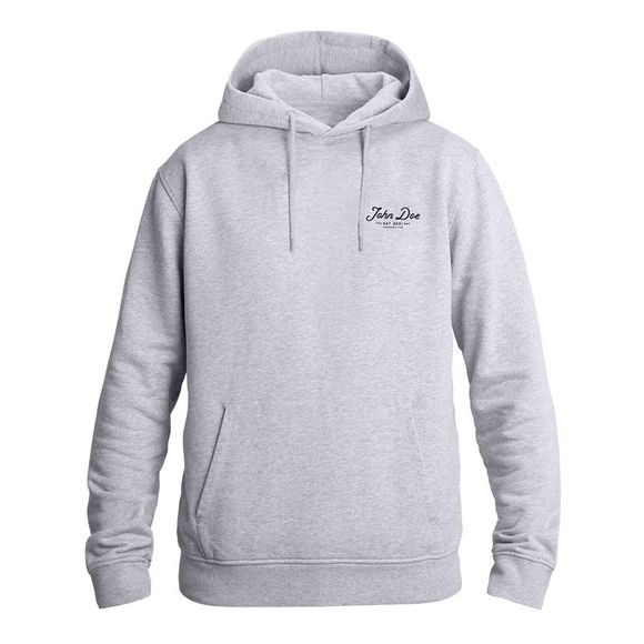 John Doe Hoodie Jd Lettering - Gray SweatshirtRef: JDE0244