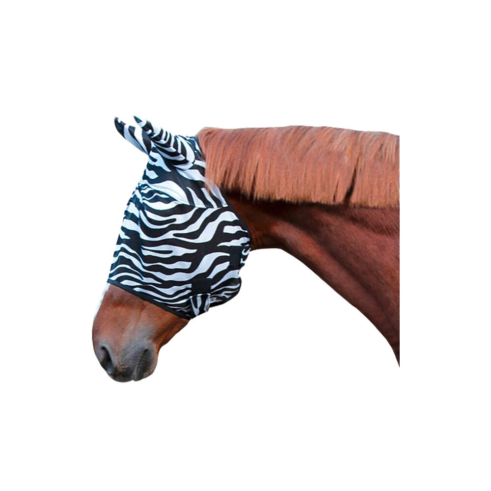 Holland Animal Care Fly Mask for Ponies - Zebra