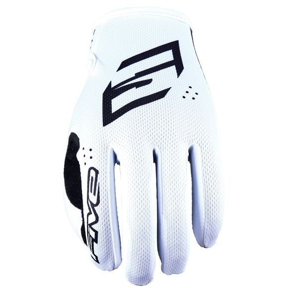 Five MXF4 CHILDREN'S MONO WHITE cross gloves - WhiteRef: FV0347
