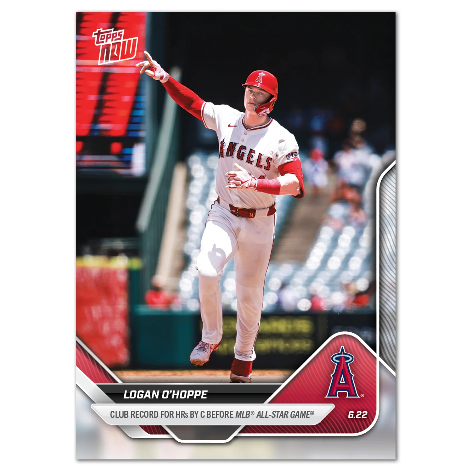 Logan O'Hoppe - 2025 MLB Topps NOW® - Card 337