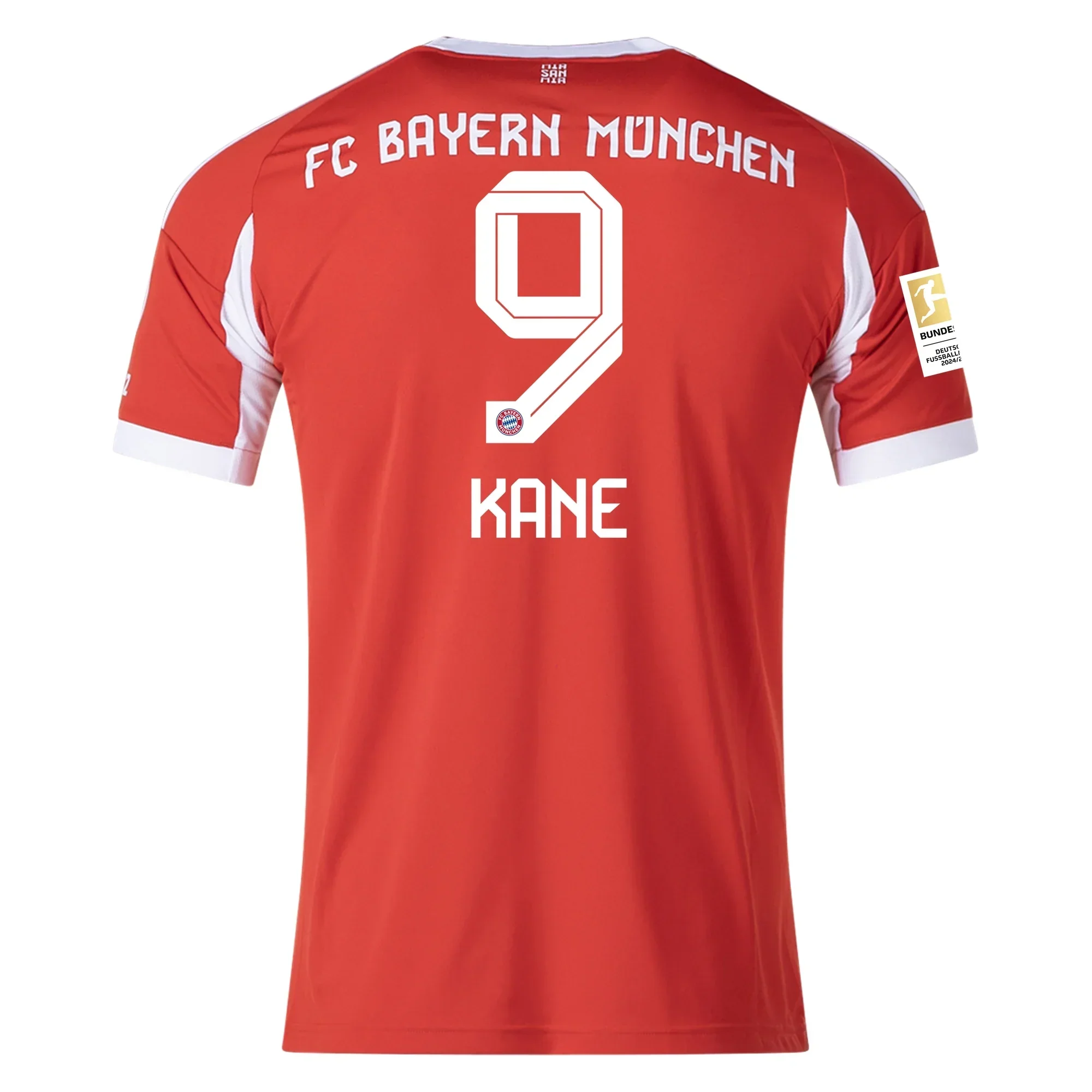 Bayern Munich Harry Kane Home Jersey w/ Bundesliga Champion Patch 25/26 (Red)