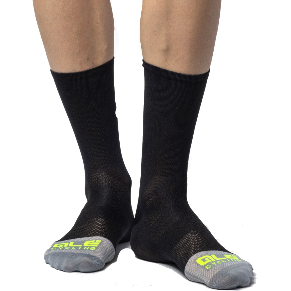 Alé Color Block T-Care Plus Cycling Socks - black