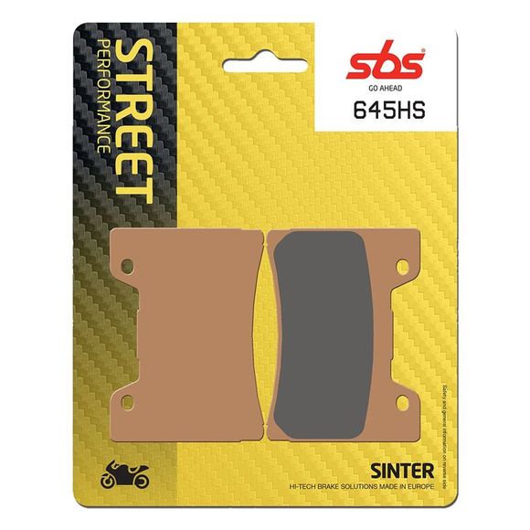 SBS 645HS Sinter Sintered Metal front brake padsRef: 645HS / 645070