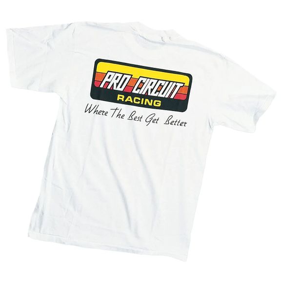 Pro Circuit LOGO Short Sleeve T-Shirt - WhiteRef: PC0085