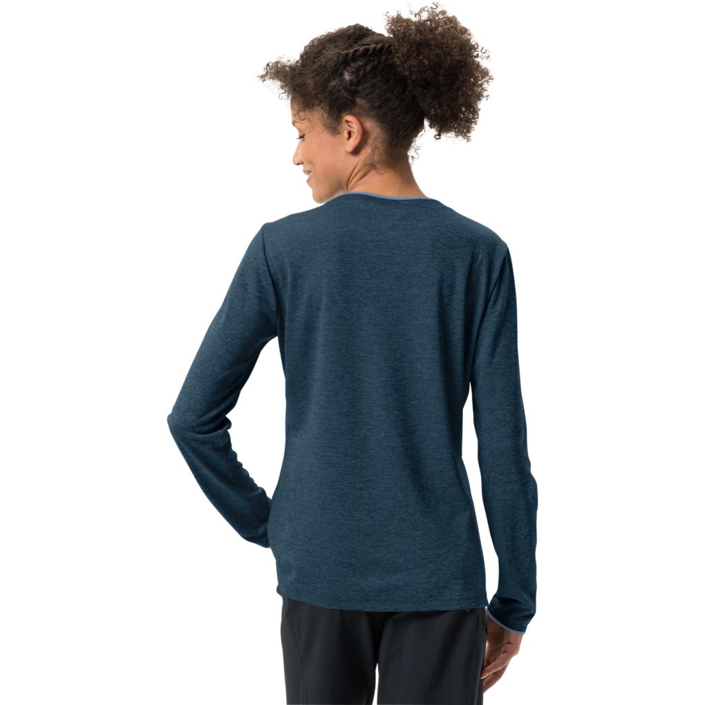 Vaude Essential LS T-Shirt Women - dark sea uni