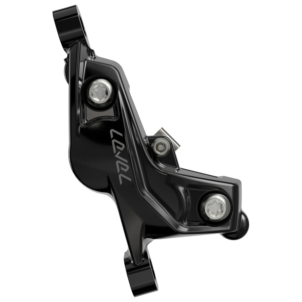 SRAM Level Stealth Disc Brake Caliper - Silver | 4-Piston | C1 - Black