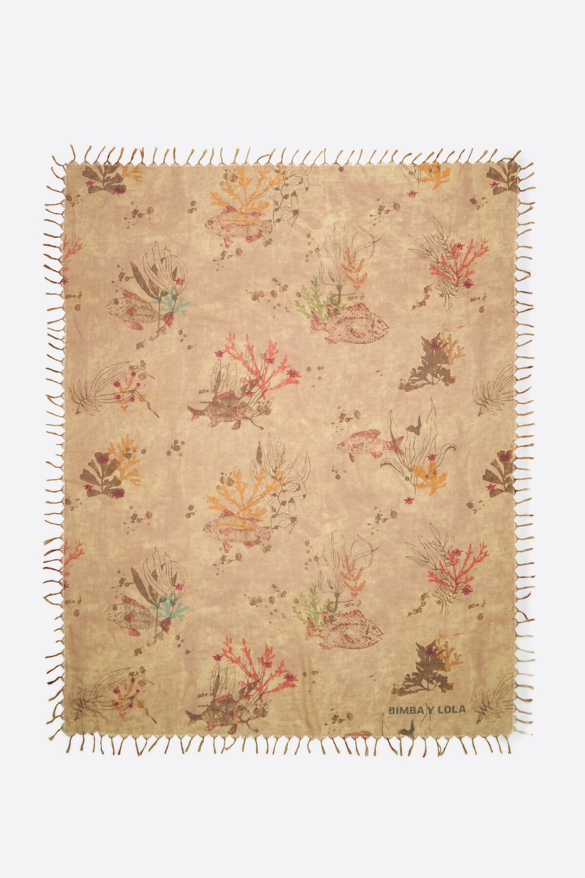 Navy washed cotton sarong