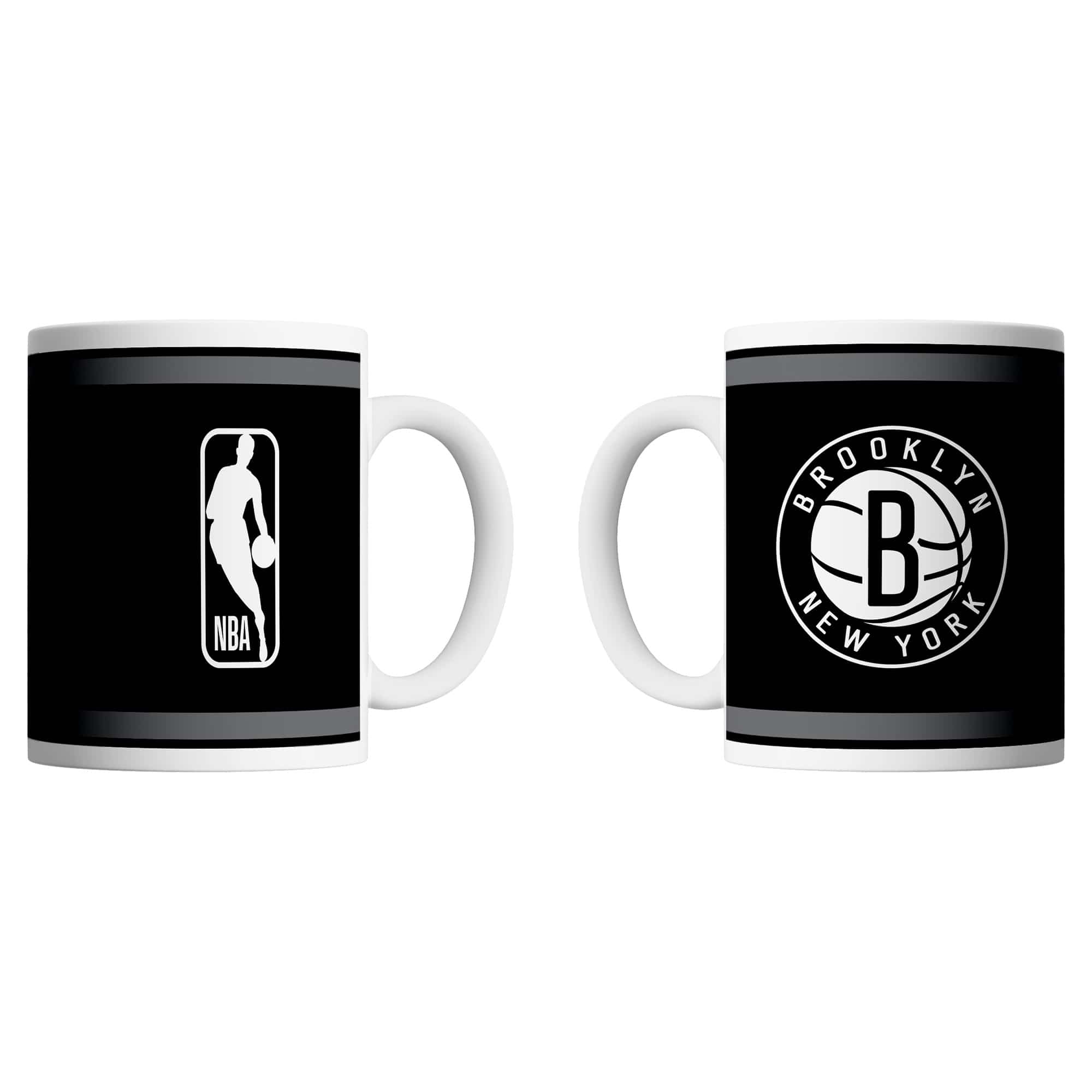 Brooklyn Nets Logo & Shield NBA Mug (330 ml)
