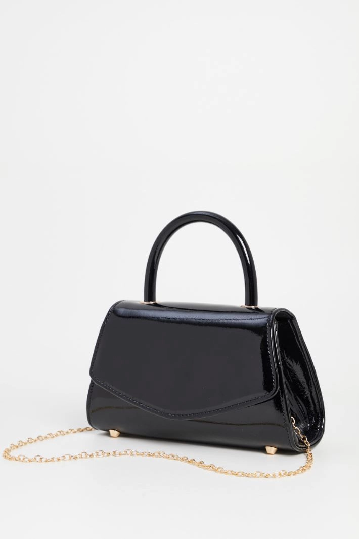 Patent leather bag - BLACK