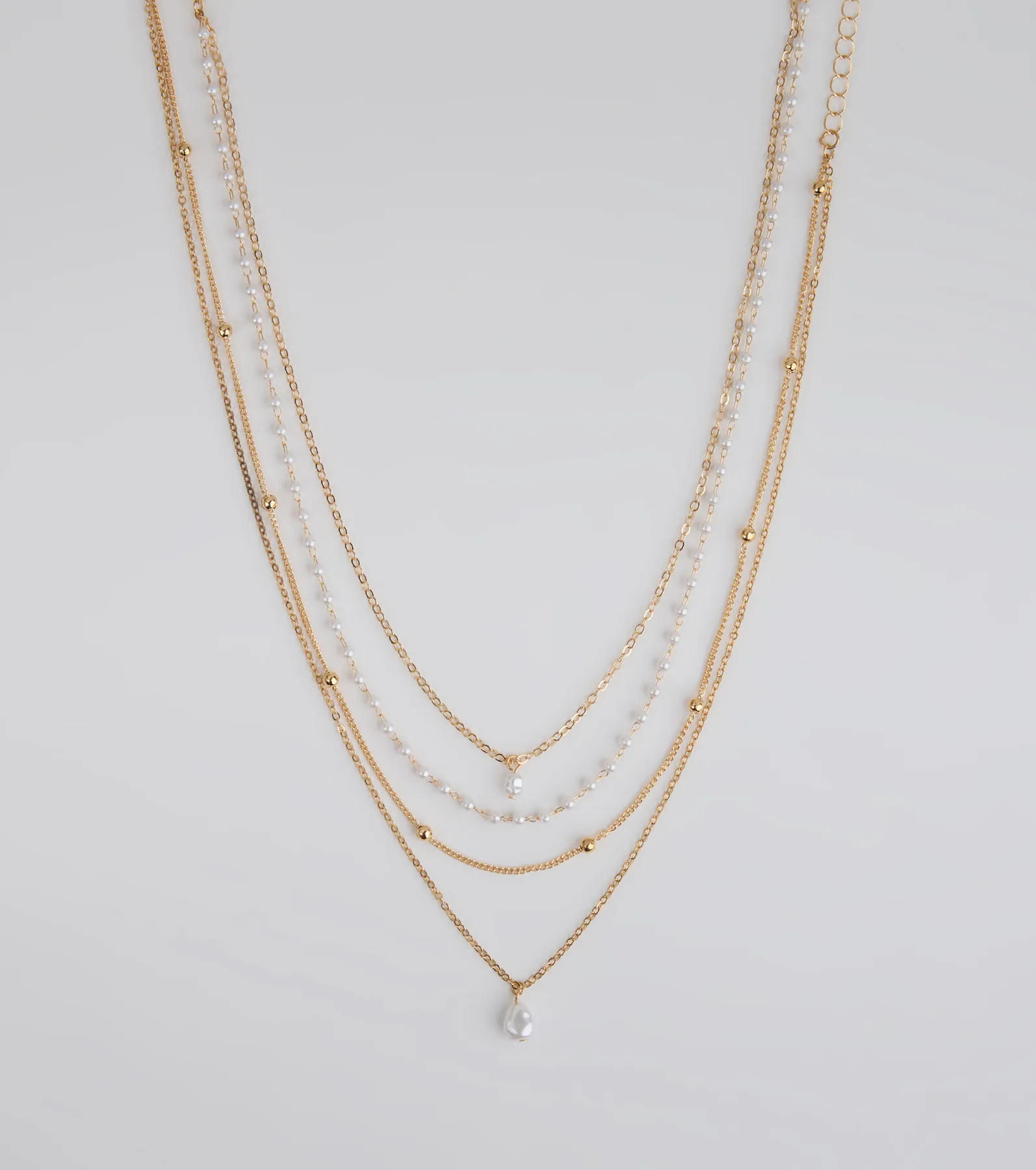 Delicately Chic Pearl Layered Necklace