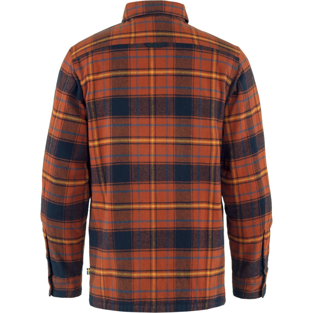 Fjällräven Övik Lite Padded Shirt Men - autumn leaf-dark navy