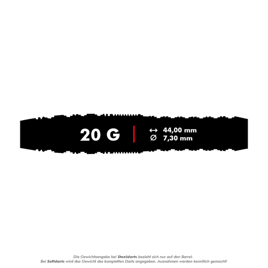 Shot Redline Gizmo Soft Darts - 20g