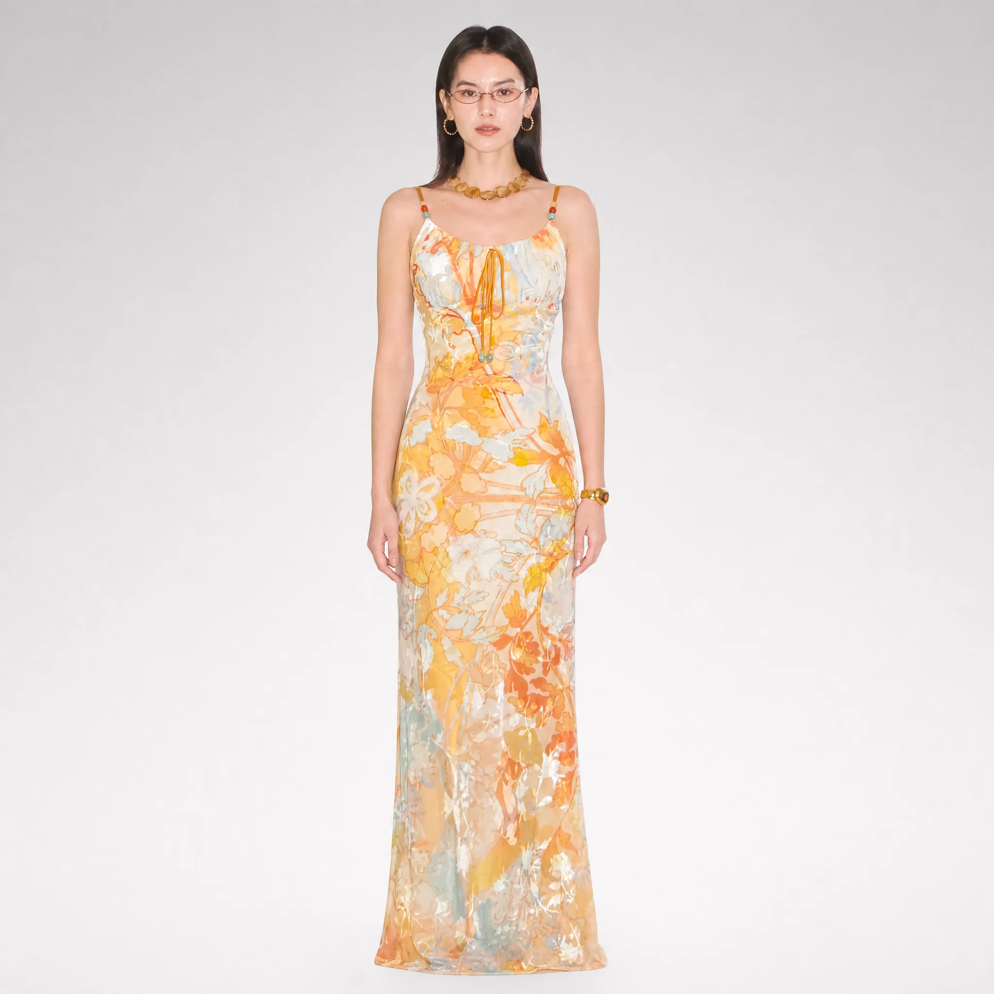 Stretch Burnout Velvet Dress