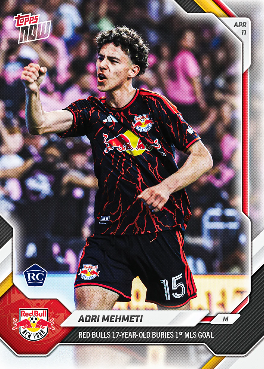 Adri Mehmeti - 2026 MLS Topps NOW® - Card 25 - PR: 1541