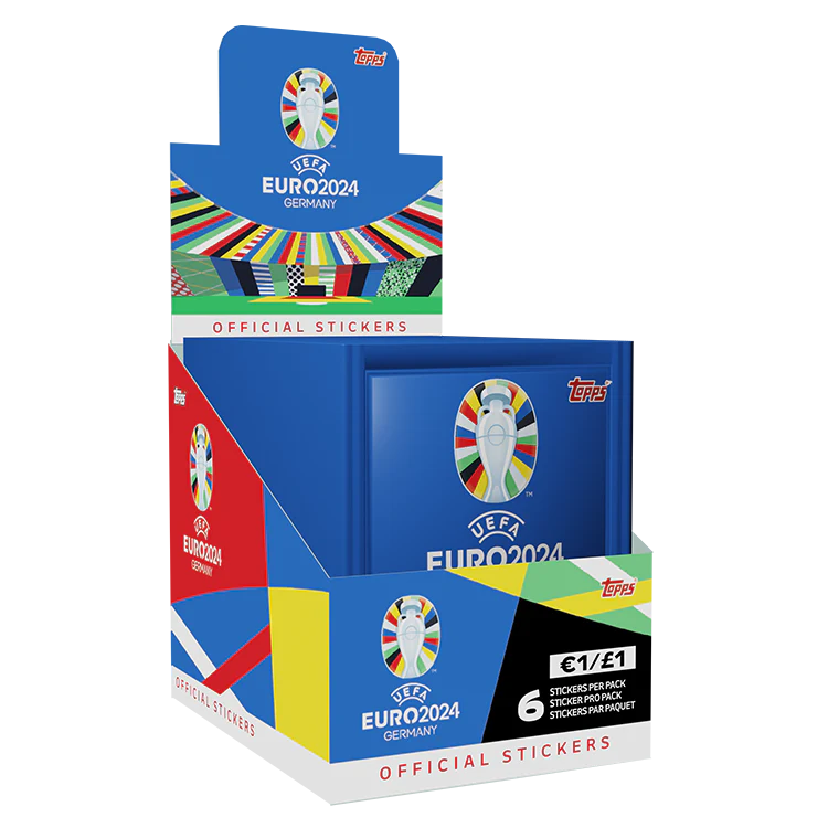 Official Euro 2024 Sticker Collection - Full Box (100 packets)